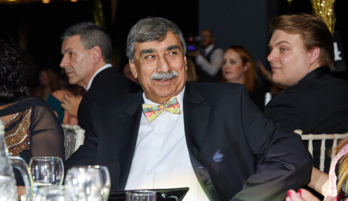 Nadeem Shah winner of the Lifetime Achievement Award at Doncaster Chamber Business Awards